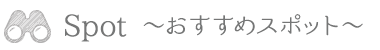 Spot 〜おすすめスポット〜